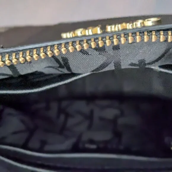 Calvin Klein Ck Must Monogram Recycled Crossbody Bag In Brown Black . Great Cond - Picture 12 of 14